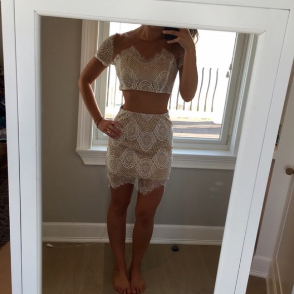 Tobi Tops - Tobi Mesh Lace Crop Top only (For Love & Lemons inspired)